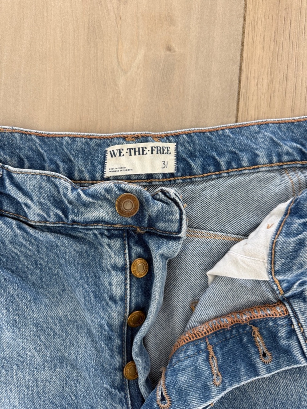 Free People good luck Barrel jeans - Picture 2 of 4